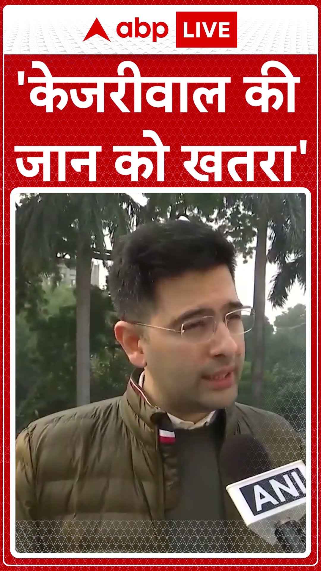 Delhi Elections 2025: 'केजरीवाल की जान को खतरा'- Raghav Chadha #abpnewsshorts