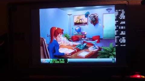 Airline Tycoon Deluxe running on the Pandora