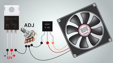 12V PC Fan Speed Controller Using MOSFET | Simple DIY Circuit