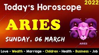 Aj Ka Din Kaisa Rahe Ga | Aries Daily Horoscope | Horoscope Today | Aj Ka Din | 06 March 2022