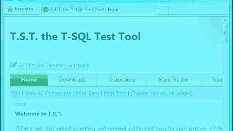 Automating tests for T-SQL code