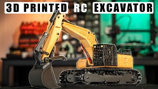 3D Printed RC Excavator  DIY