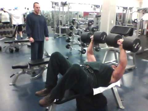 David Pol flat bench130 X 4 dumbbells