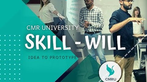 CMR University Workshop at afdindia | Skill-Will Design Process