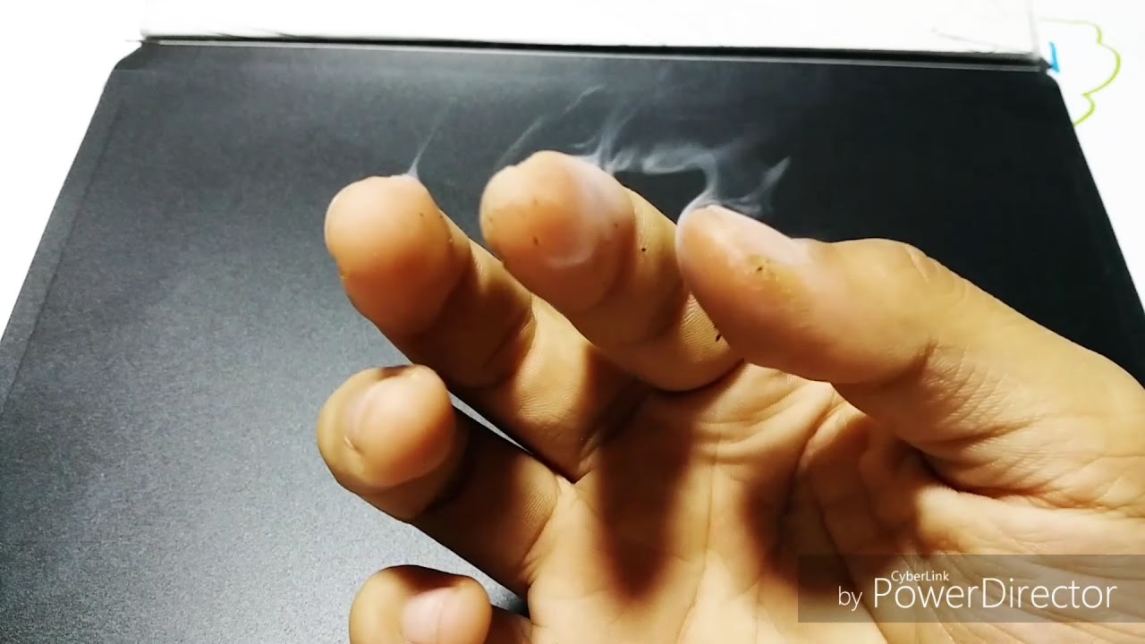 Creating smoke from your fingers trick YouTube