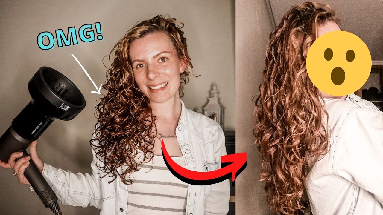 Smasters Technique on Wavy Hair to Increase Definition and get a Gel
