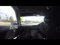 Richie Hyundai Excel racing incar Queensland Raceway. May 21