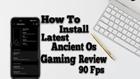 How to install Latest Ancient os in Realme X3 | Custom Rom For Realme X3 | Gaming Review 90 Fps