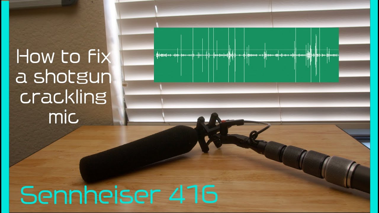 How to repair a shotgun mic (Sennheiser 416) that is crackling YouTube