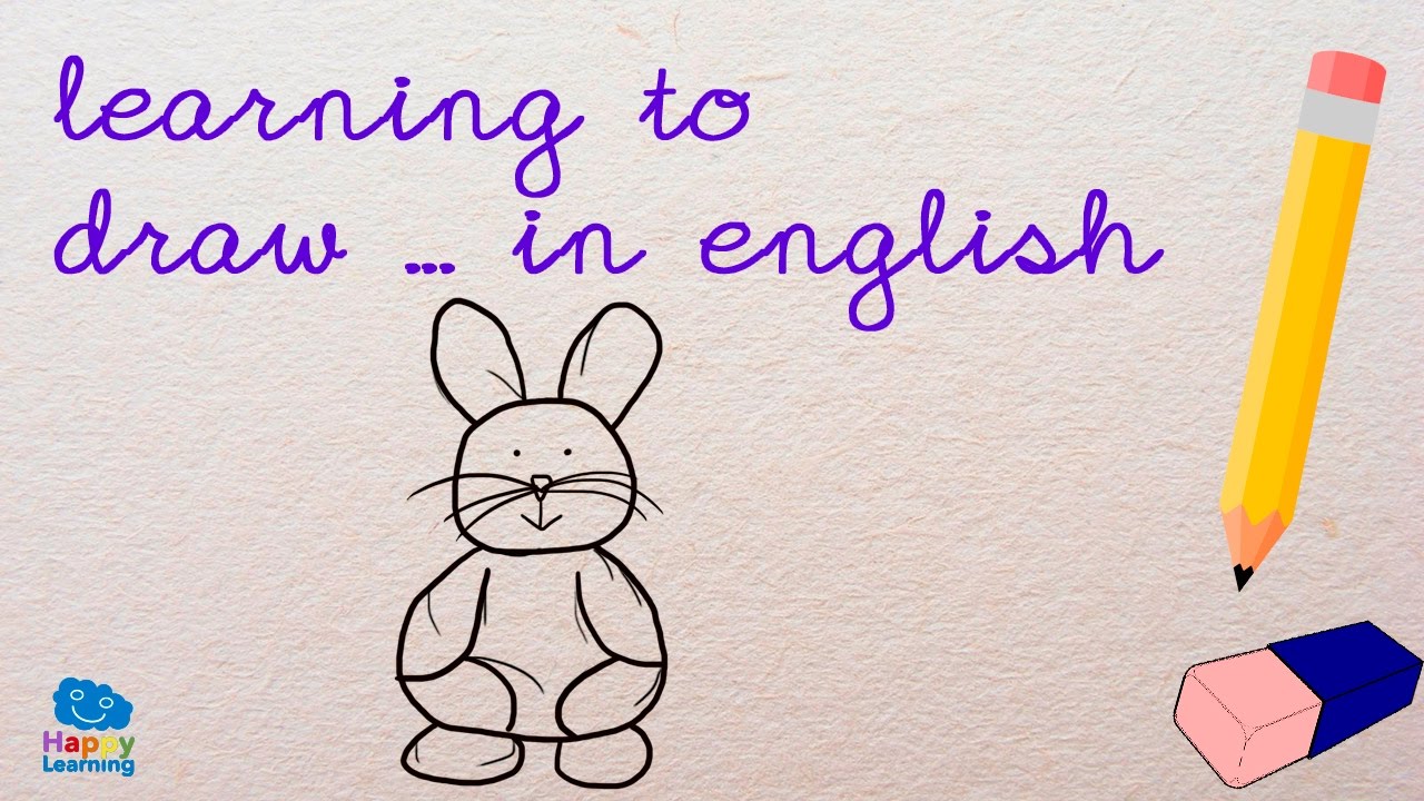 How to draw a rabbit I Activities for easter I Videos for kids