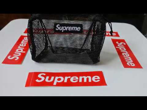 Supreme Utility Pouch Black SS20 - YouTube