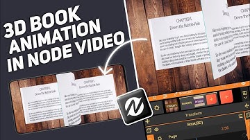 3d Book Animation In Node Video App || Node Video Editing || Editing Infinite