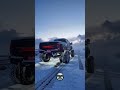 This is a video of a shiny black Ford Super Duty truck, likely a F-250 or F-350, with a massive lift