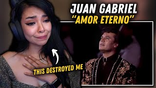 EMOTIONAL REACTION to Juan Gabriel  'Amor Eterno' | Singer Reacts