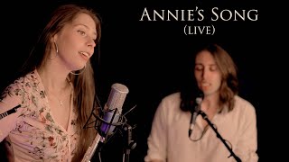 Video thumbnail of "Annie's Song (live) - John Denver (cover by Robinson-Stone)"