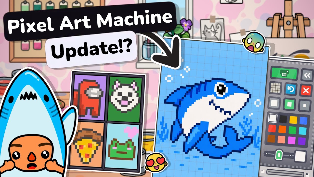 Toca Machine New Pixel Art Machine Update!? | Toca Boca World (OUT NOW!) Toca Boca ...