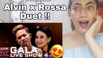 Terharu! Inilah Duet Rossa Dengan Alvin - X Factor Indonesia 2021 Reaction
