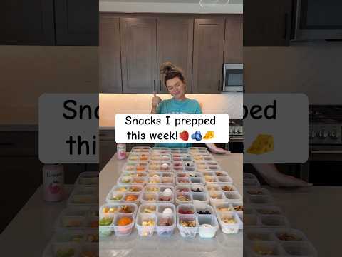 Snack prep as a mom of 6 snackprep snackboxes momof6 twinmom