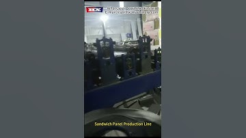 Fully Automatic Sandwich Panel Production Line - For PIR/PUR/Metal Rock Wool Panels