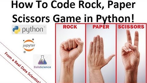 Advanced Rock Paper Scissors Game in Python with Looping and Jupyter Notebooks!