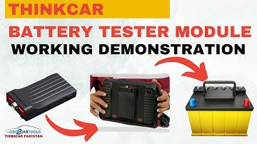 ThinkCar BATTERY TESTER MODULE  - WORKING DEMONSTRATION | THINKCAR PAKISTAN