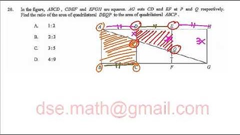 HKDSE 2016 Maths Core Paper 2 Question 20