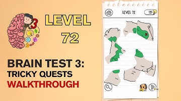 Brain Test 3 Tricky Quests Level 72 Answer | Rats store the map! help me fix it!