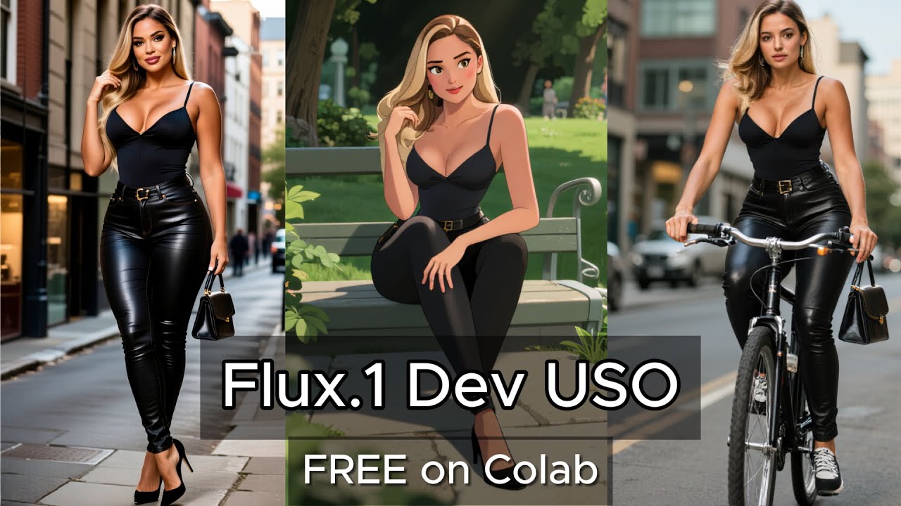 Flux 1 Dev USO Tutorial | 4 ComfyUI Workflows (Free on Colab)