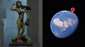 She Hulk Inside Liminal Space on Google Earth ! The Backrooms