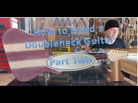 Double neck build using MGB neck through blanks, Part Two