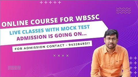Announcement for Online Batch of WBSSC SLST MATHEMATICS-2022 (West Bengal School Service Commission)