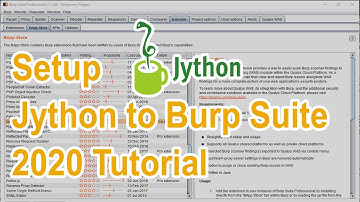 Jython: How to Setup Jython to Burp Suite Tutorial (2021)