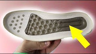 WHATS INSIDE AN AIR JORDAN SNEAKER!!
