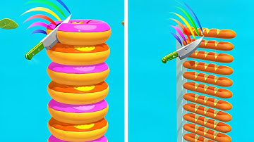 Slice it All 3D game in MAX LEVEL | ASMR Cutting | Level 78 - 82 | ASMR SLICING GAMEPLAY