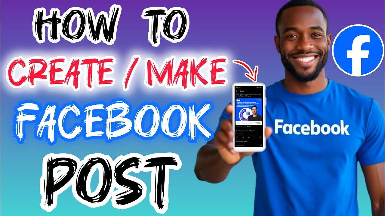 Photo Poste Facebook How to create a Facebook post on mobile | How to make a post on ...