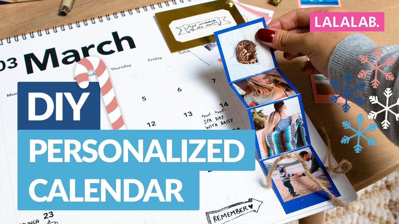 DIY PERSONALIZED CALENDAR YouTube