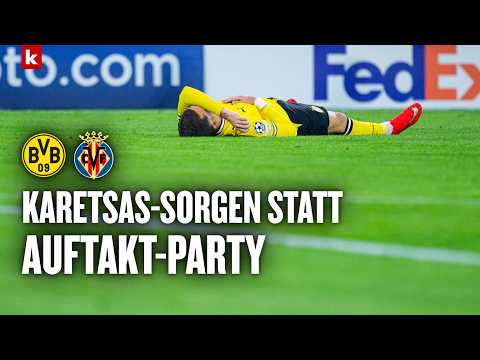 Concern for Karetsas, joy over the win, frustration for Gulacsi | Reactions after Dortmund - Vill...
