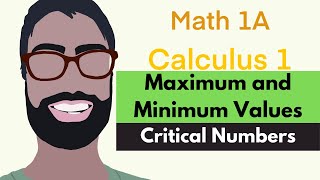 4.1 Maximum and Minimum Values | Video 3 - Critical Numbers || Calculus 1
