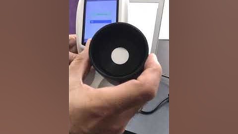 Portable color spectrophotometer video2