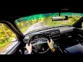 Volkswagen golf g60 rallye 16v 210hp  pov drive onboard lets drive