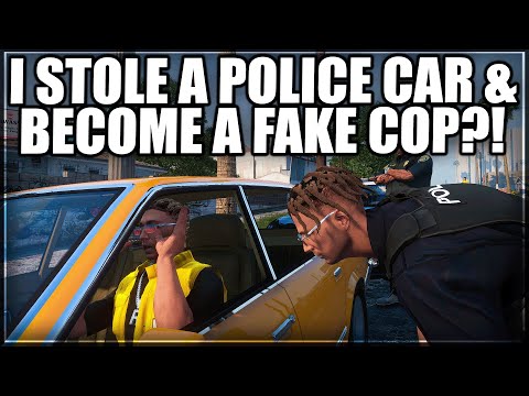 I Stole A Police Car & Became A Fake Cop?! 