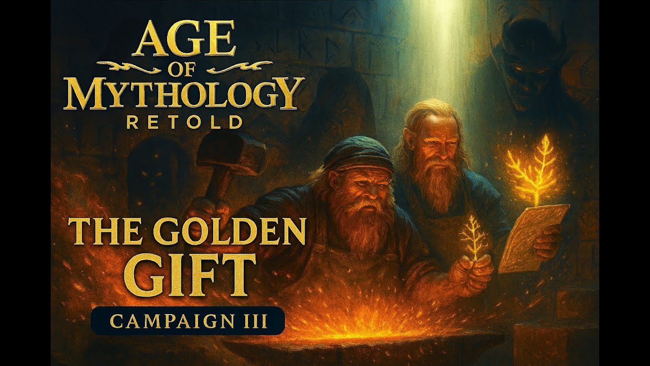 ⚔️ The Golden Gift – Eitri’s Journey – Age of Mythology: Retold Campaign (Norse Mythology) ❄️