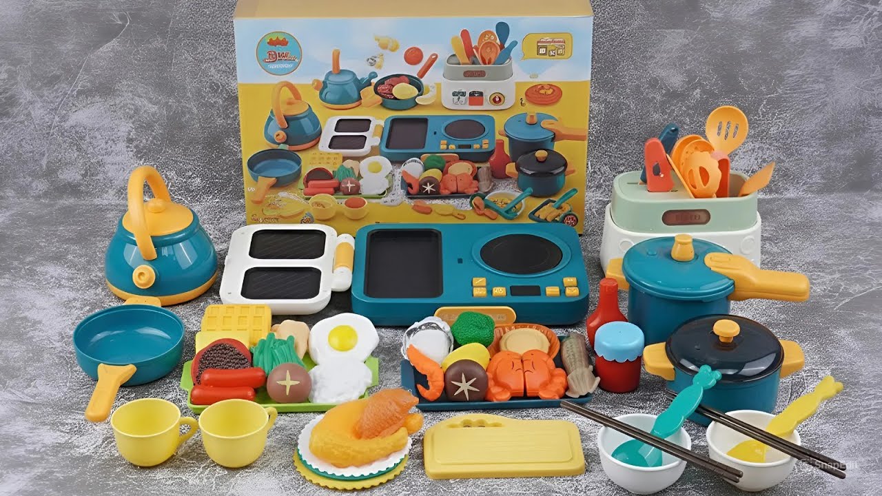 🍜 Toy ASMR 🍜 A Mini Kitchen With Exciting Sound Effects ASMR || 이 장난감 소리를 좋아하실 거예요 💕