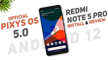 Install Android 12 Rom | Pixys OS 5.0 Official | Redmi Note 5 Pro | Game Dashboard, Material You