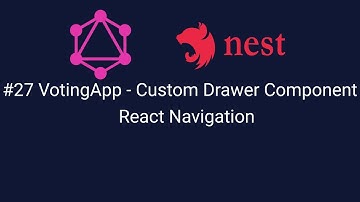 #27 Voting App - Custom Drawer Component