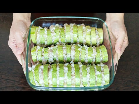 Лучше ГОЛУБЦОВ! Кабачки Запечённые с Фаршем в Духовке БЕЗ ХЛОПОТ. Быстрый УЖИН из кабачков