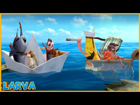 The war on the far island 🦗 Larva Season 5 🌷Larva Terbaru 2022🌴 Funniest Cartoons 🍉Larva Tuba Show