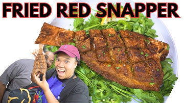 SUPER EASY Deep Fried Whole Red Snapper Recipe | Ready in 10 minutes