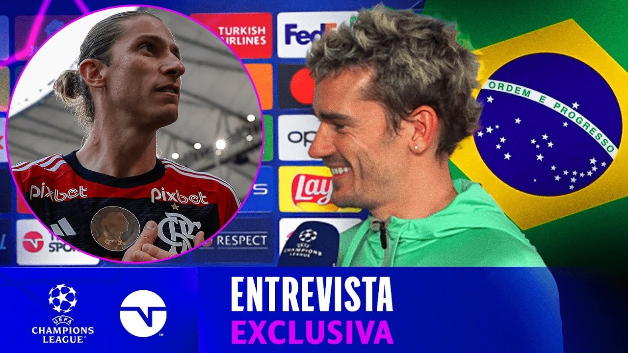 GRIEZMANN COMENTA POSSIBILIDADE DE JOGAR NO BRASIL E BRINCA SOBRE SER TREINADO PELO FILIPE LUIS