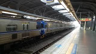 108.06.30 大慶站 2195次經山線往彰化的連號編組EMU500型8節區間車（EMU531+EMU532)駛離